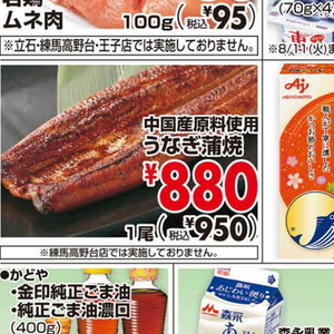 うなぎの蒲焼き