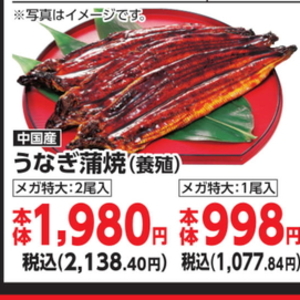 うなぎの蒲焼き