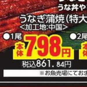 うなぎの蒲焼き