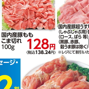 豚コマ・切落し