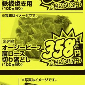 牛コマ・切落し
