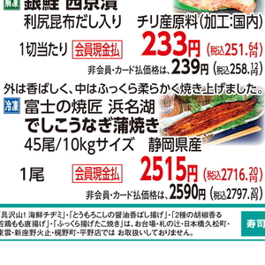うなぎの蒲焼き