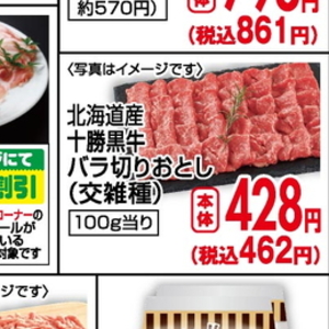 牛コマ・切落し