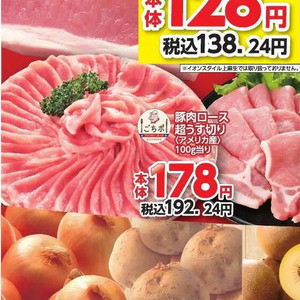 豚ロース薄切り