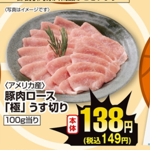 豚ロース薄切り