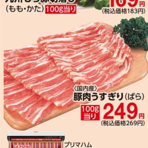 豚バラ薄切り