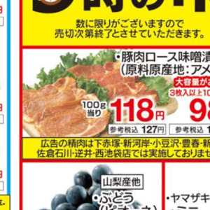 豚ロース薄切り
