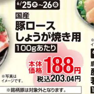 豚ロース薄切り