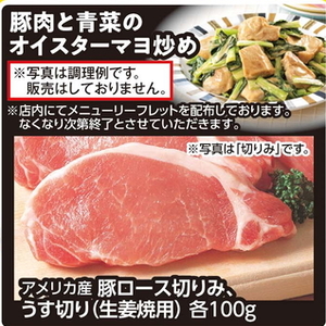 豚ロース薄切り