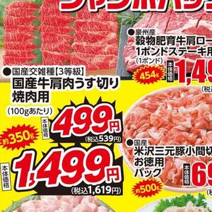 牛薄切り