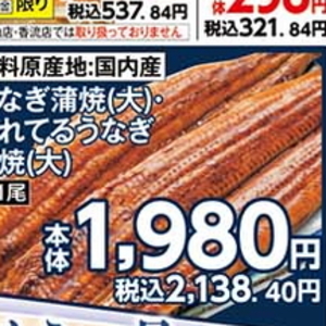 うなぎの蒲焼き