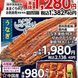 うなぎの蒲焼き