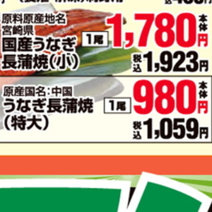うなぎの蒲焼き