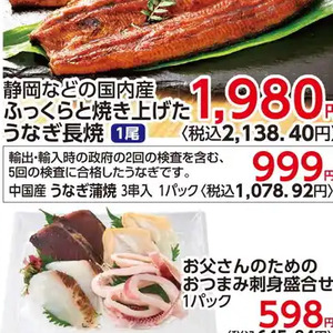 うなぎの蒲焼き