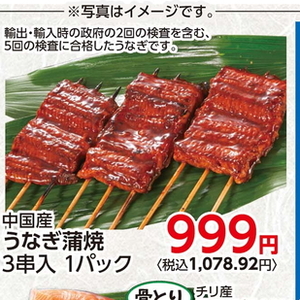 うなぎの蒲焼き