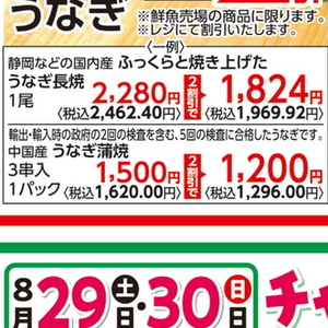 うなぎの蒲焼き