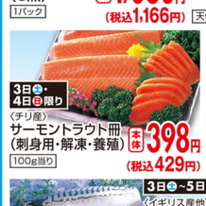 サーモン（さく取り）