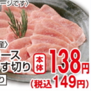 豚ロース薄切り