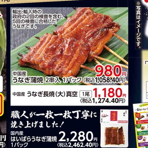 うなぎの蒲焼き