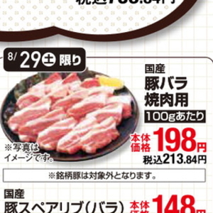 豚バラ薄切り