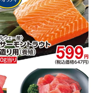 サーモン（刺身）