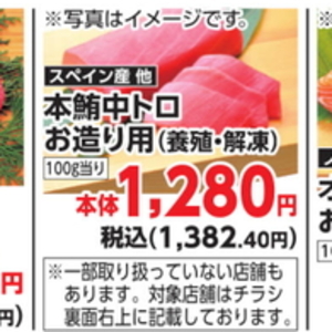 まぐろ中とろ