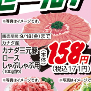 豚ロースしゃぶしゃぶ用