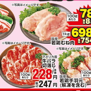 牛コマ・切落し