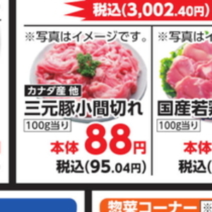 豚コマ・切落し