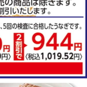うなぎの蒲焼き