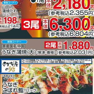うなぎの蒲焼き