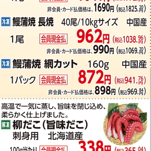 うなぎの蒲焼き