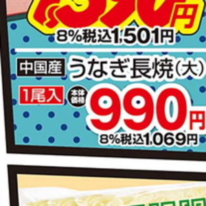 うなぎの蒲焼き