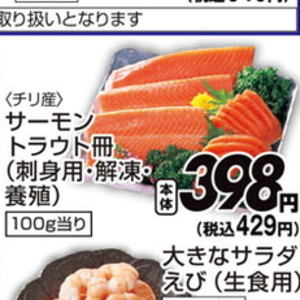 サーモン（さく取り）