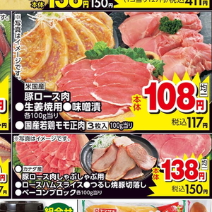 豚ロース薄切り
