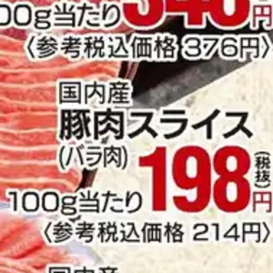 豚バラ薄切り