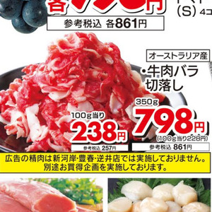 牛コマ・切落し