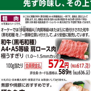 牛薄切り