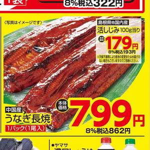 うなぎの蒲焼き