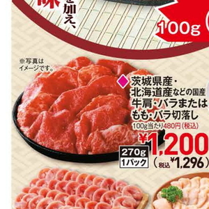 牛コマ・切落し
