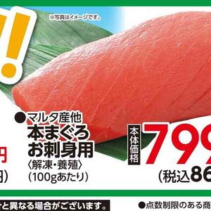 まぐろ（さく取り）