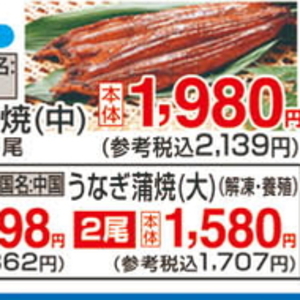 うなぎの蒲焼き