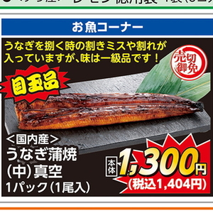 うなぎの蒲焼き